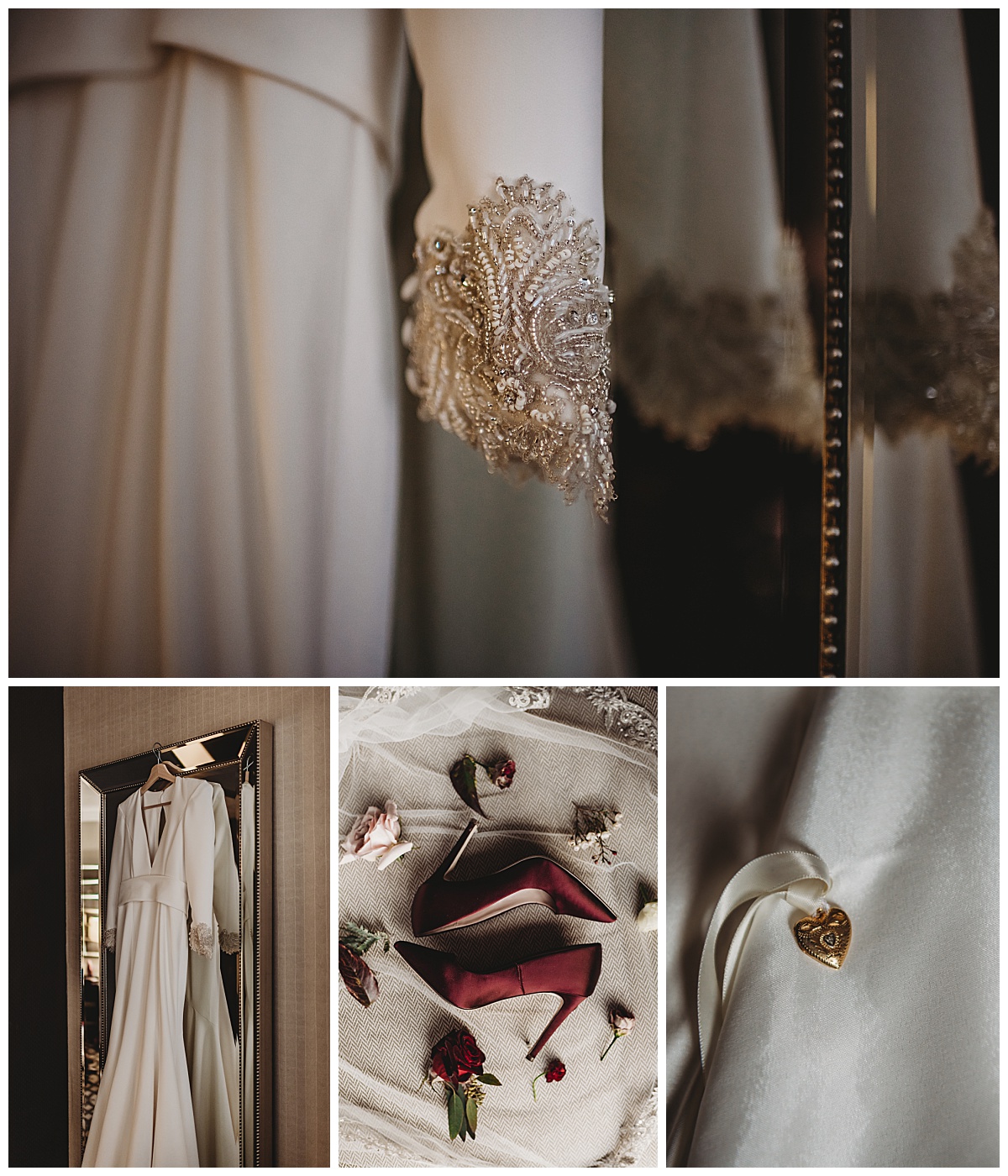 Wedding details for a moody winter wedding in Baltimore by Brittany Dunbar Photography, a Baltimore Wedding Photographer.