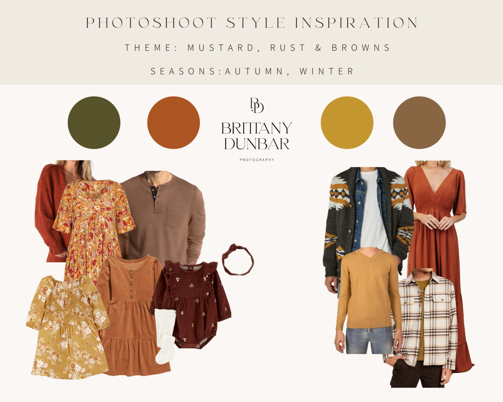 Autumn and Winter Photo Shoot Outfit Inspiration ...
