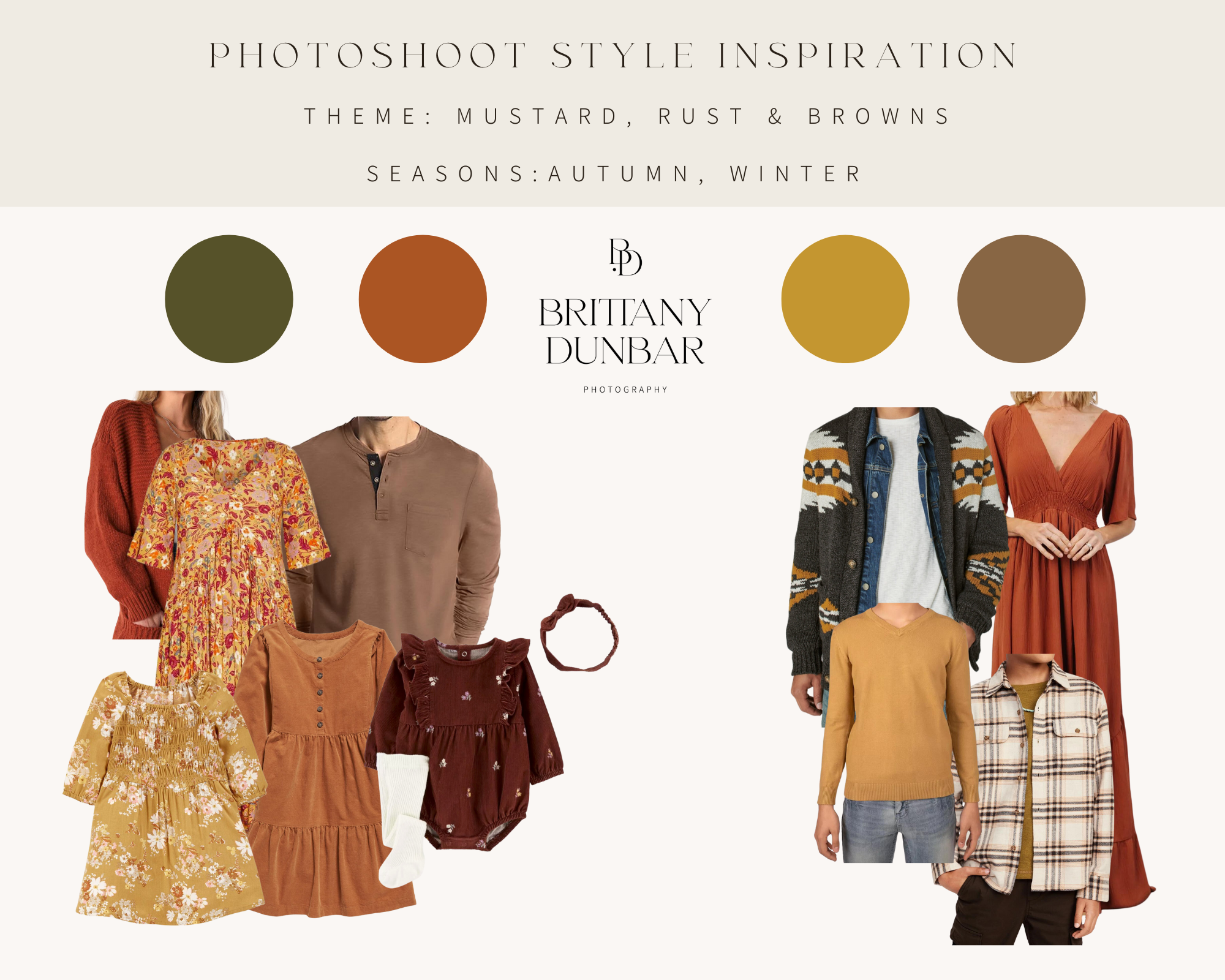 Autumn and Winter Photo Shoot Outfit Inspiration ...