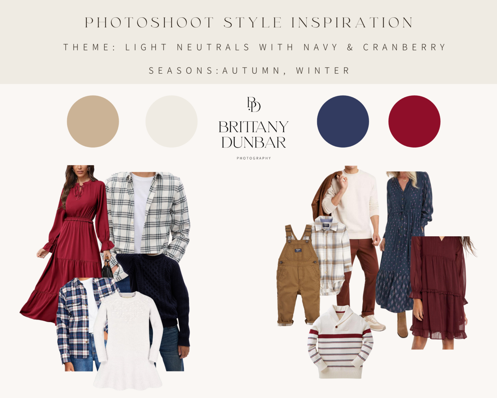 Autumn and Winter Photo Shoot Outfit Inspiration ...