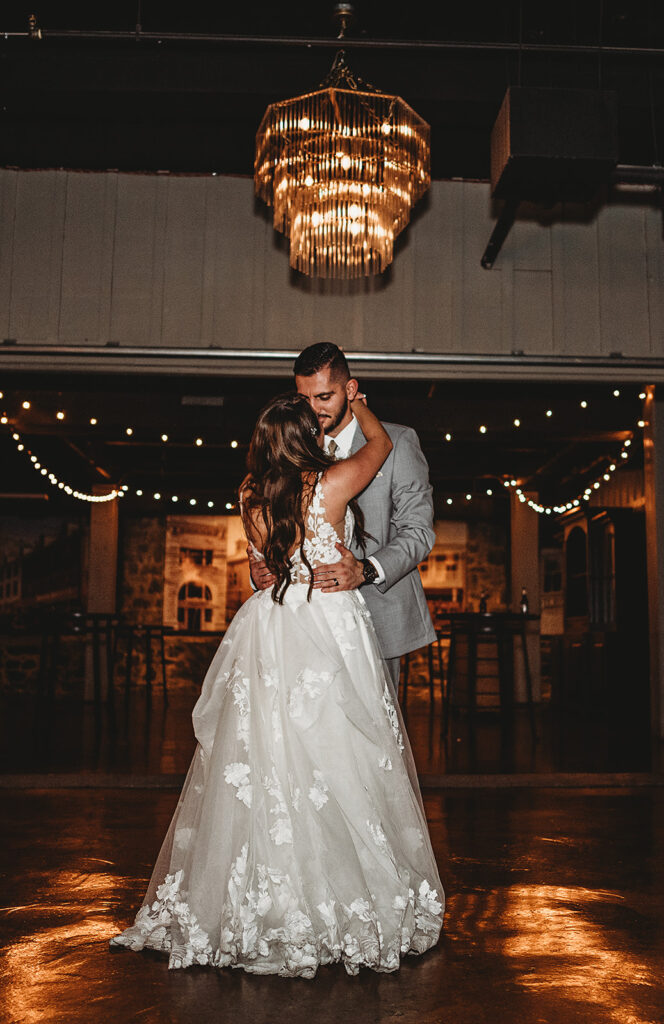 Maryland wedding photographer captures bride and groom's first dance as husband and wife